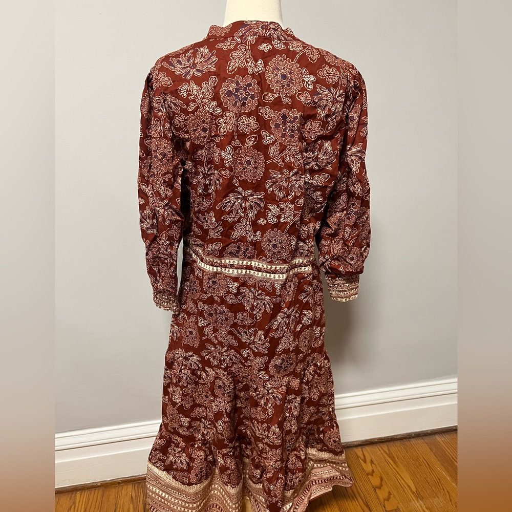 Veronica Beard Swedie Midi Dress, Size 14 - Picture 5 of 9